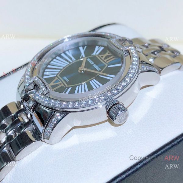 Copy Roger Dubuis Velvet Lady Watches Stainless Steel Blue Dial Copy Roger Dubuis Velvet Lady Watches Stainless Steel Blue Dial