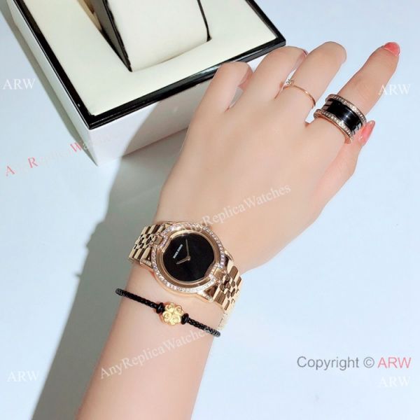 Copy Roger Dubuis Velvet Women Watches Silver Dial Rose Gold Copy Roger Dubuis Velvet Women Watches Silver Dial Rose Gold