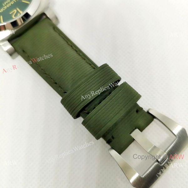 Replica Officine Luminor GMT 44MM Watch Stainless Steel Dark green Dial Replica Officine Luminor GMT 44MM Watch Stainless Steel Dark green Dial