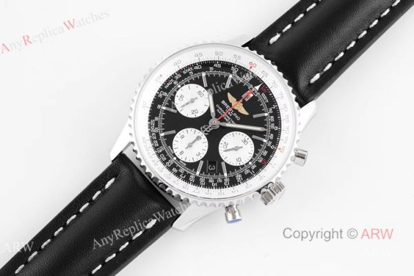 BLS Factory New Replica Breitling Navitimer B01 Panda Dial Chronograph Watch 43mm BLS Factory New Replica Breitling Navitimer B01 Panda Dial Chronograph Watch 43mm
