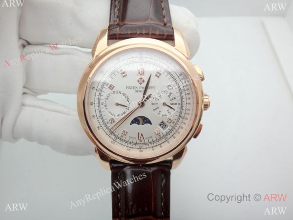 Grade 1A Replica Patek Philippe Geneve Complications Rose Gold SWISS 9100 Watch 42mm Grade 1A Replica Patek Philippe Geneve Complications Rose Gold SWISS 9100 Watch 42mm