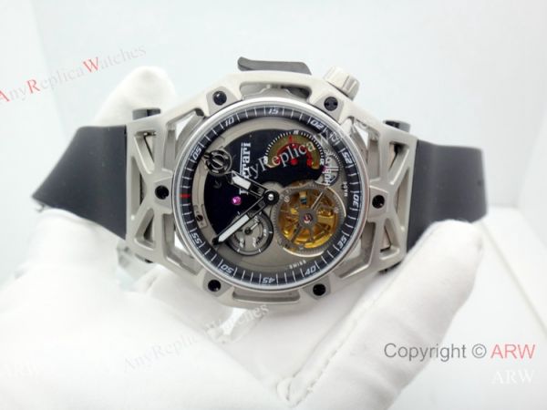 Knockoff Hublot Techframe Ferrari Tourbillon Titanium Watch for Sale Knockoff Hublot Techframe Ferrari Tourbillon Titanium Watch for Sale