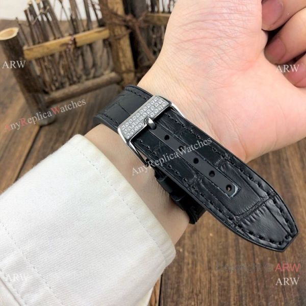 Best Replica Franck Muller Vanguard Chronograph Men Watch SS Diamond Case Black Dial Best Replica Franck Muller Vanguard Chronograph Men Watch SS Diamond Case Black Dial