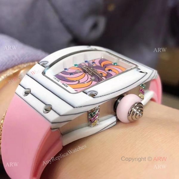 Hot Sale Replica Richard Mille Bonbon RM 07-03 Cupcake Ladies Watches Hot Sale Replica Richard Mille Bonbon RM 07-03 Cupcake Ladies Watches