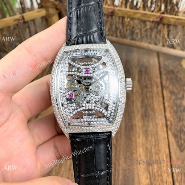 Copy Franck Muller Geneve Skeleton Watch Rose Gold Diamond Copy Franck Muller Geneve Skeleton Watch Rose Gold Diamond