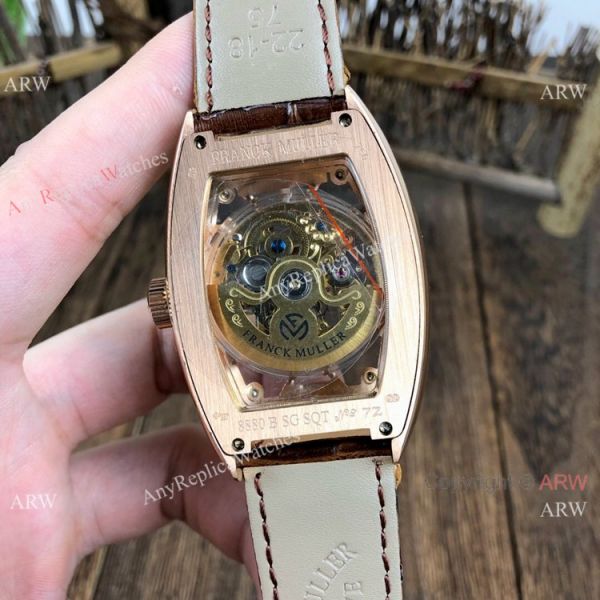 Franck Muller Cintree Curvex Skeleton Rose Gold Diamond Watches Best Replica Franck Muller Cintree Curvex Skeleton Rose Gold Diamond Watches Best Replica