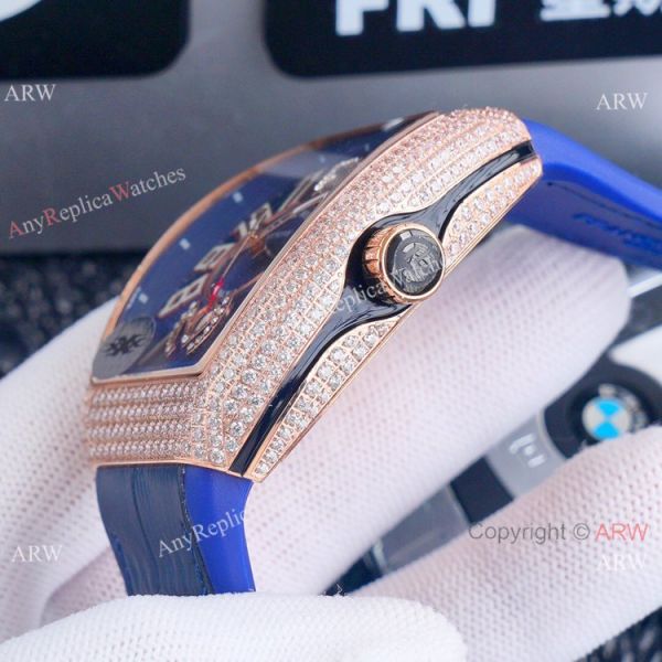 Best Replica Franck Muller Vanguard Yachting v45 Diamond Rose Gold Dial Watches Best Replica Franck Muller Vanguard Yachting v45 Diamond Rose Gold Dial Watches
