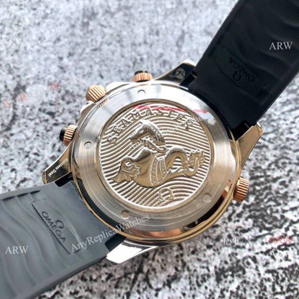 Omega Seamaster 300M Chronograph 2-Tone Rose Gold Omega Clone Watch Omega Seamaster 300M Chronograph 2-Tone Rose Gold Omega Clone Watch