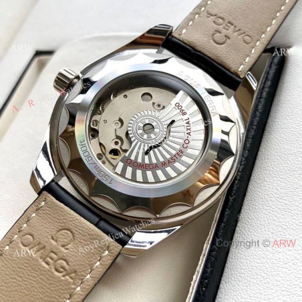 Best Quality Omega Seamaster Aqua Terra Copy Watches Brown Leather Strap Best Quality Omega Seamaster Aqua Terra Copy Watches Brown Leather Strap