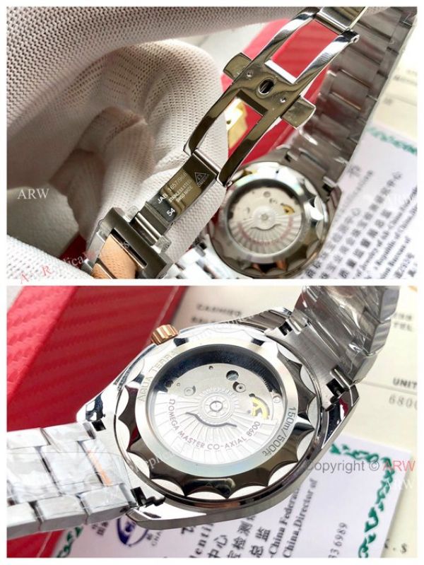 Omega Seamaster Aqua Terra 150 m 41mm Watches Two Tone Rose Gold Omega Seamaster Aqua Terra 150 m 41mm Watches Two Tone Rose Gold