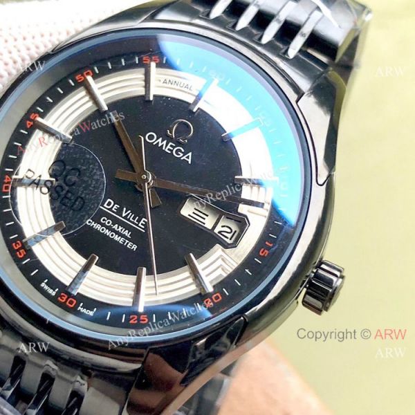 Replica Omega De Ville Hour Vision Brown Dial Watches 41MM Replica Omega De Ville Hour Vision Brown Dial Watches 41MM