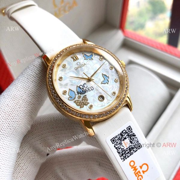 Replica Omega De Ville Special Edition Lady Watches Rose Gold Replica Omega De Ville Special Edition Lady Watches Rose Gold