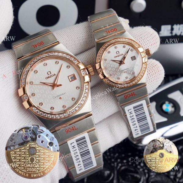 Copy Omega Constellation Logo Face Automatic Watch Omega Couple Watch Copy Omega Constellation Logo Face Automatic Watch Omega Couple Watch