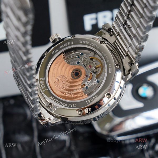 New Piaget Altiplano Two Time Zone Stainless Steel Replica Watch 41mm New Piaget Altiplano Two Time Zone Stainless Steel Replica Watch 41mm