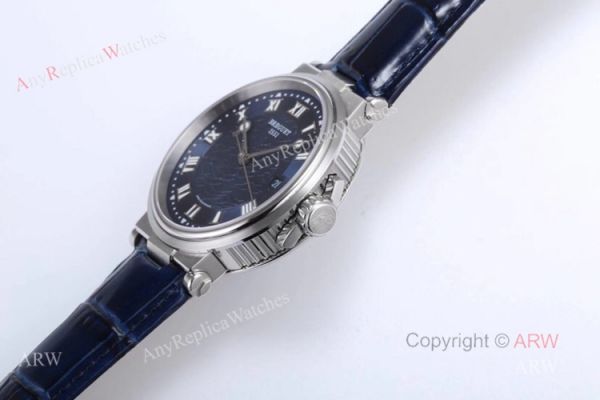 Swiss Replica Breguet Marine 5517 Blue Dial Stainless Steel Watch 40mm Swiss Replica Breguet Marine 5517 Blue Dial Stainless Steel Watch 40mm