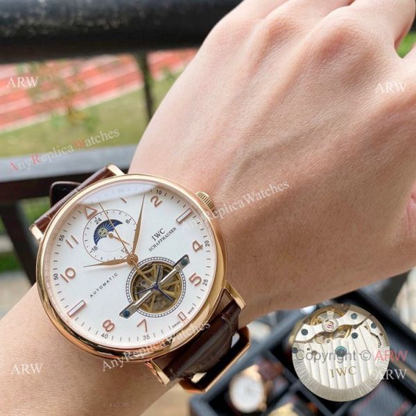 Copy IWC Portuguese Tourbillon Moonphase Rose Gold Watches Copy IWC Portuguese Tourbillon Moonphase Rose Gold Watches