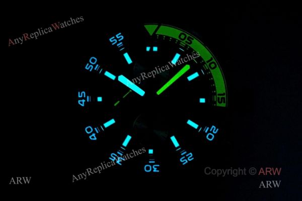 Replica IWC Aquatimer Chronograph Black Yellow Bezel Asia 7750 Watch 44mm Replica IWC Aquatimer Chronograph Black Yellow Bezel Asia 7750 Watch 44mm
