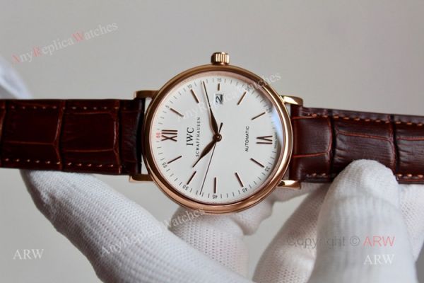 Best Replica IWC Schaffhausen Portofino White Dial Rose Gold Automatic Watch Best Replica IWC Schaffhausen Portofino White Dial Rose Gold Automatic Watch