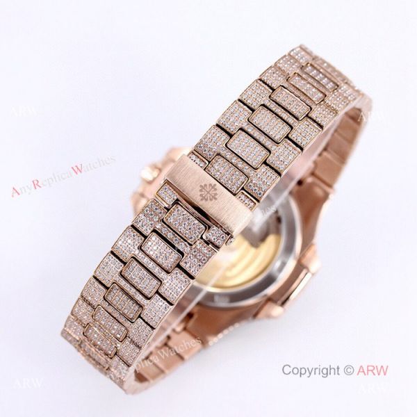 5719 Patek Philippe Nautilus Bust Down Rose Gold Replica Watch 40mm 5719 Patek Philippe Nautilus Bust Down Rose Gold Replica Watch 40mm