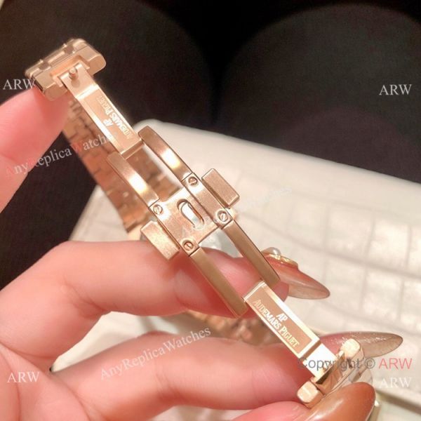 Clone Audemars Piguet Royal Oak Ladies Watches Rose Gold Diamond Bezel Clone Audemars Piguet Royal Oak Ladies Watches Rose Gold Diamond Bezel