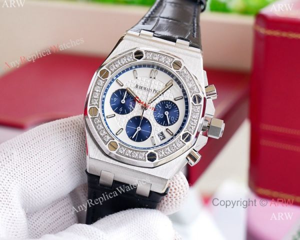 Best Quality Audemars Piguet Royal Oak offshore Lady Watch Leather Strap Best Quality Audemars Piguet Royal Oak offshore Lady Watch Leather Strap