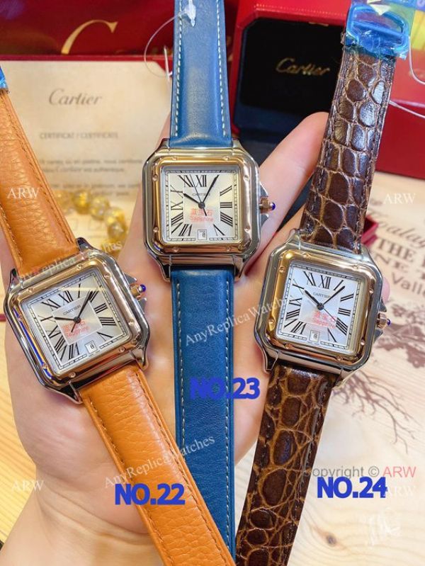 New! Fake Cartier Panthere 38mm Men Watches Gold Case New! Fake Cartier Panthere 38mm Men Watches Gold Case
