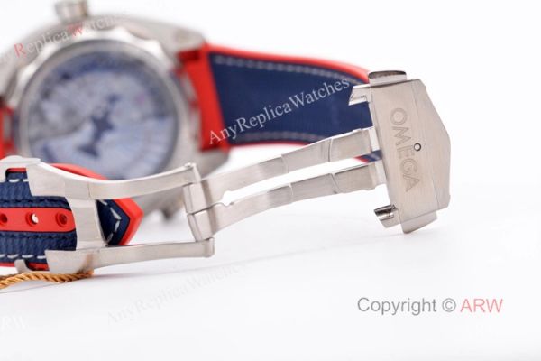 VS Factory Omega Seamaster Planet Ocean 600m White Red Blue Ceramic Bezel Americas Cup Replica Watch VS Factory Omega Seamaster Planet Ocean 600m White Red Blue Ceramic Bezel Americas Cup Replica Watch