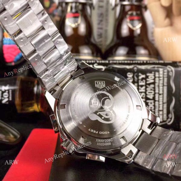 Tag Heuer Aquaracer Calibre 16 Chronograph Watches Ss Gray Face Tag Heuer Aquaracer Calibre 16 Chronograph Watches Ss Gray Face