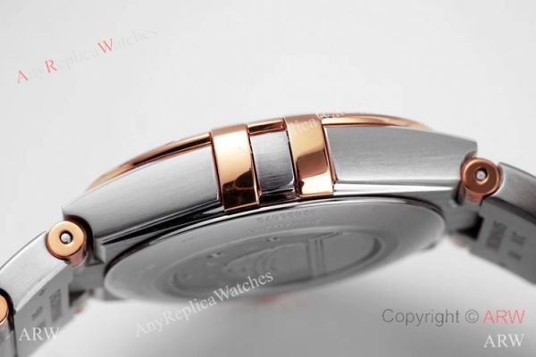 NEW! Swiss Replica Omega Constellation Two Tone Rose Gold Watch 28mm Quartz NEW! Swiss Replica Omega Constellation Two Tone Rose Gold Watch 28mm Quartz