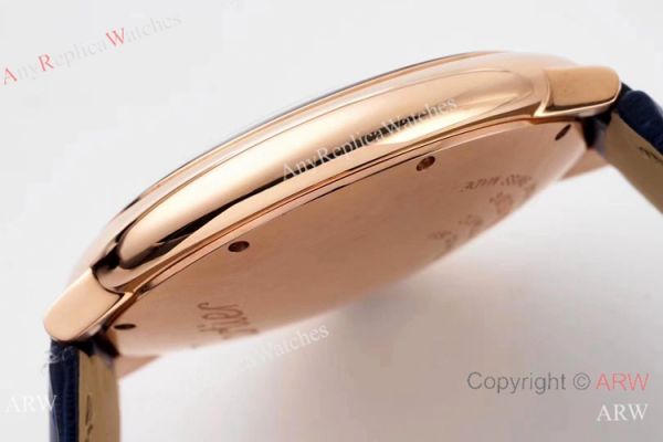 Swiss AAA Copy Cartier Ballon Bleu 42mm Automatic Watch Rose Gold Blue Dial Swiss AAA Copy Cartier Ballon Bleu 42mm Automatic Watch Rose Gold Blue Dial