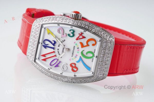 High Quality Replica Franck Muller Vanguard Color Dreams Women Watch With Diamonds High Quality Replica Franck Muller Vanguard Color Dreams Women Watch With Diamonds