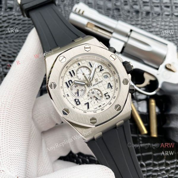 Audemars Piguet Royal Oak Offshore 26470 White Dial Best Replica Watches Audemars Piguet Royal Oak Offshore 26470 White Dial Best Replica Watches