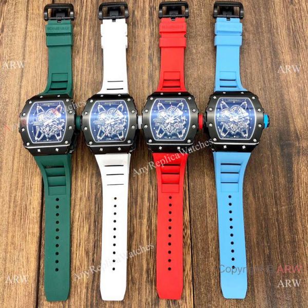 Best Quality Richard Mille RM35-02 Rafael Nadal All Black Watches Men Best Quality Richard Mille RM35-02 Rafael Nadal All Black Watches Men