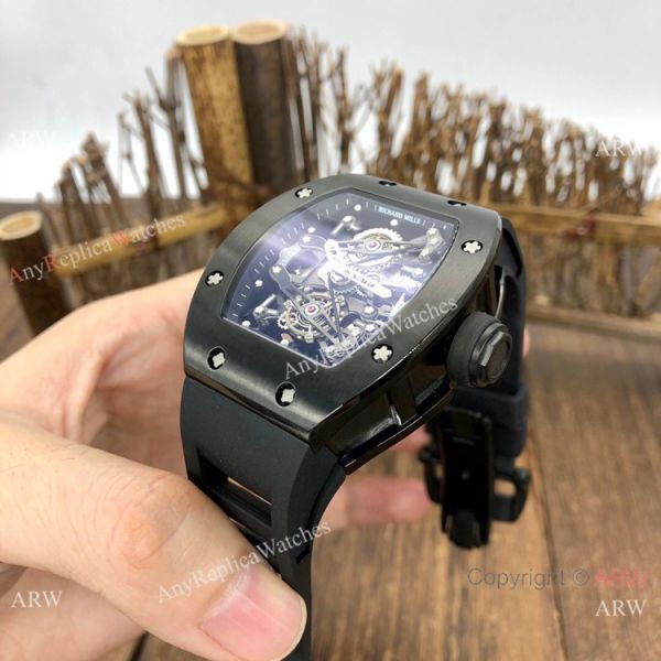 Best Replica Richard Mille RM038 Men Watches Black Steel Best Replica Richard Mille RM038 Men Watches Black Steel