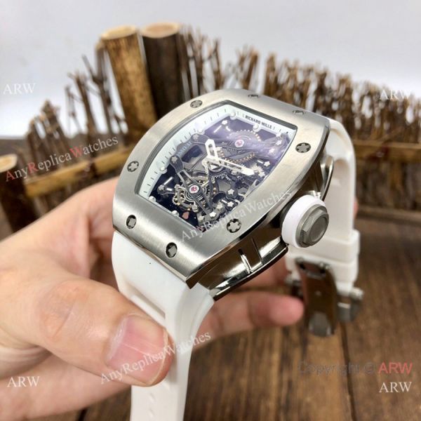 Best Replica Richard Mille RM038 Automatic Watches Stainless Steel and Red Best Replica Richard Mille RM038 Automatic Watches Stainless Steel and Red