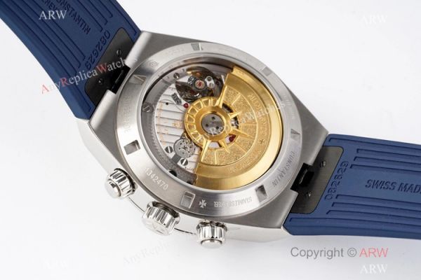 Swiss Copy Vacheron Constantin Overseas Chronograph 5500V Watch Blue Face Swiss Copy Vacheron Constantin Overseas Chronograph 5500V Watch Blue Face