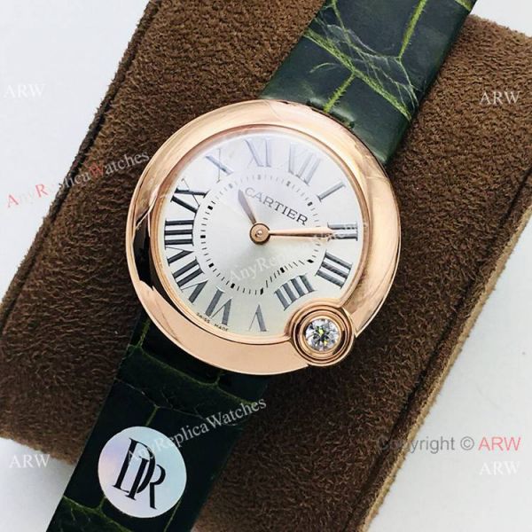 Swiss Copy Cartier Ballon Bleu De Quartz Watch Rose Gold 30mm Swiss Copy Cartier Ballon Bleu De Quartz Watch Rose Gold 30mm