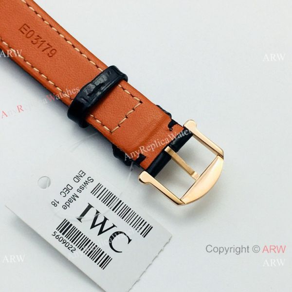 Swiss Copy IWC Portofino Ladies Watch Rose Gold Diamond Bezel Swiss Copy IWC Portofino Ladies Watch Rose Gold Diamond Bezel