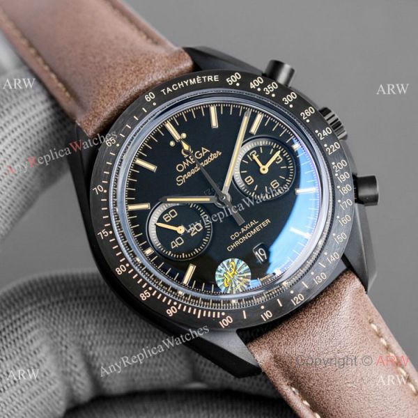 JH Omega Speedmaster Chronograph Dark Side of the Moon 9300 Watch Ceramic Case JH Omega Speedmaster Chronograph Dark Side of the Moon 9300 Watch Ceramic Case