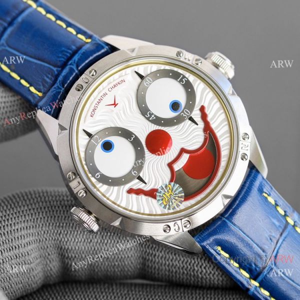 Swiss Copy Konstantin Chaykin Joker Dracula Watches Leather Strap 42mm Swiss Copy Konstantin Chaykin Joker Dracula Watches Leather Strap 42mm