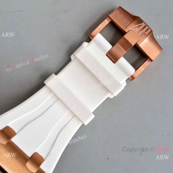 (JF) Replica Audemars Piguet Royal Oak Offshore JF Factory 3126 V2 Chronograph Watch Rose Gold and White (JF) Replica Audemars Piguet Royal Oak Offshore JF Factory 3126 V2 Chronograph Watch Rose Gold and White