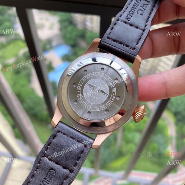 Copy IWC Pilot Mark XVIII Watches Rose Gold Blue Dial 44mm Copy IWC Pilot Mark XVIII Watches Rose Gold Blue Dial 44mm