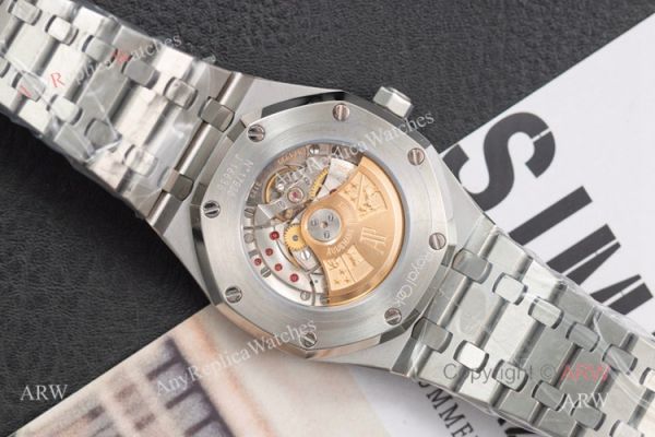 15400 Audemars Piguet Royal Oak 41mm Silver Iced Out Black Dial Copy Watch Swiss 3120 15400 Audemars Piguet Royal Oak 41mm Silver Iced Out Black Dial Copy Watch Swiss 3120
