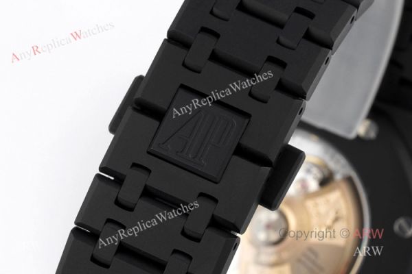 New Audemars Piguet Royal Oak White Dial Black Venom 15400 Swiss Replica DLC Watches New Audemars Piguet Royal Oak White Dial Black Venom 15400 Swiss Replica DLC Watches