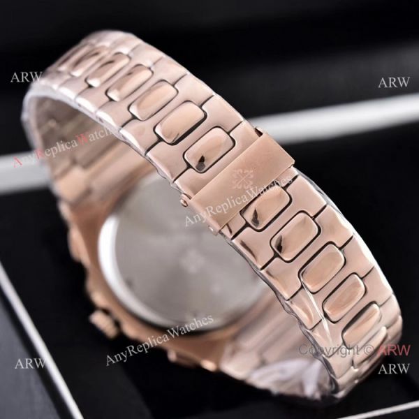 Clone Patek Philippe Nautilus Chronograph Watches Rose Gold and Diamond Fashion Style Clone Patek Philippe Nautilus Chronograph Watches Rose Gold and Diamond Fashion Style