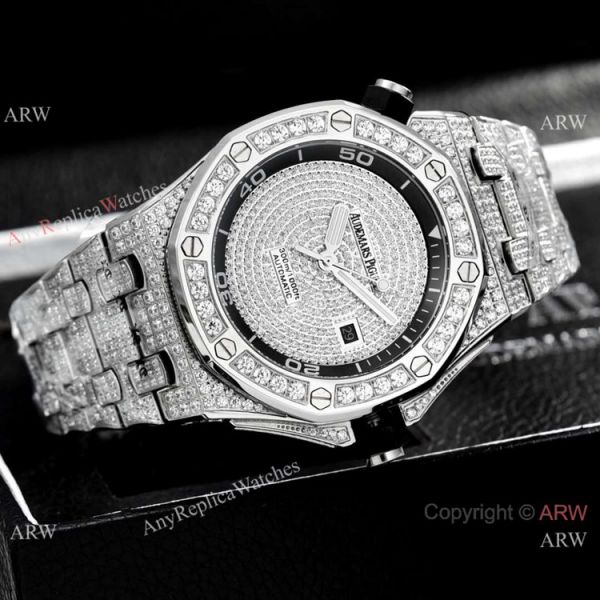 Clone Audemars Piguet Iced Out Full Diamond Watches Stainless Steel Clone Audemars Piguet Iced Out Full Diamond Watches Stainless Steel