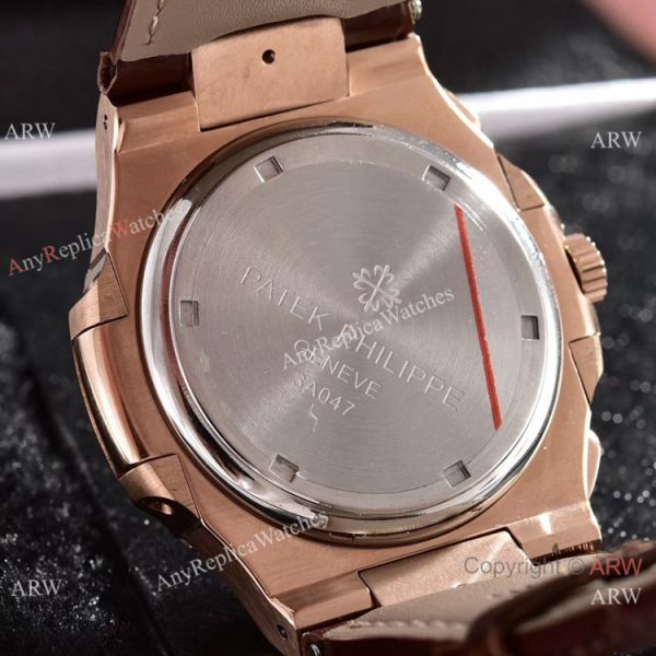 Japan Grade Patek Philippe Nautilus Diamonds Watches Rose Gold White Face Japan Grade Patek Philippe Nautilus Diamonds Watches Rose Gold White Face