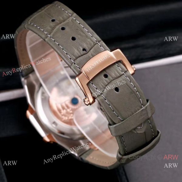 Best Knockoff Patek Philippe Nautilus Leather Watches 2-Tone Rose Gold Best Knockoff Patek Philippe Nautilus Leather Watches 2-Tone Rose Gold