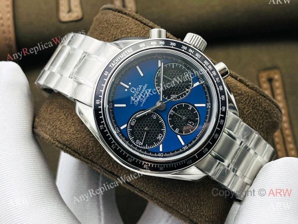 TW Factory Omega Speedmaster 7750 Chronograph Watch Stainless Steel Blue Dial TW Factory Omega Speedmaster 7750 Chronograph Watch Stainless Steel Blue Dial