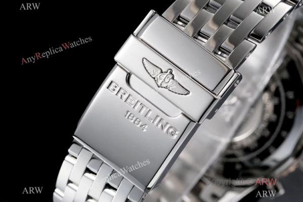 Swiss Grade Breitling Navitimer 1 Chronograph KOR A7750 Copy Watch Rose Gold Bezel White Dial Swiss Grade Breitling Navitimer 1 Chronograph KOR A7750 Copy Watch Rose Gold Bezel White Dial